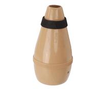 Cosiki Trumpet Practice Mute Lightweight ABS Silencer Great for Jazz and Band Playing Beginners Students 1 Unit (Wood Color)