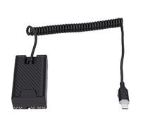 Cosiki Type C PD Dummy Battery Power Cable for Professional Filming Sessions, Spring Coiled Design, Maximum 45W Output, Fit for BP-U30 Cameras, 30-120cm Length