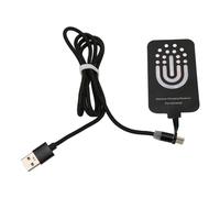 Cosiki Type C Thin Fast Wireless Charging for All Type C Devices, Magnetic Suction Dual Purpose Wireless Charging Patch for Outdoors Use