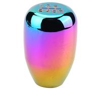 Cosiki Universal Aluminum Gear Shift Knob 6 Speed Manual Shifter Head for Car Styling Enthusiasts (Colorful)