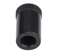 Cosiki Universal Control Knob for Radio Speaker, Durable Plastic Replacement Knob with Colored Scales for Car, Black 14mm/0.55in Size, Easy Install 1 Unit