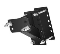 Cosiki Universal Heavy Duty Spare Tire Carrier Bracket Holds Up to 150 Lbs for Boat Trailer Black (Car Spare Tire Rack)