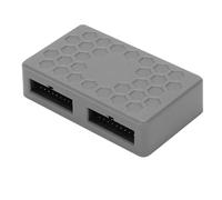 Cosiki USB Expansion Hub, 5Gbps USB3.2 Gen1 Dual Port Host, Magnetic Mounting Base with 19Pin Type E Adapter, Ideal for Home, Office, Gaming, PC & Laptop