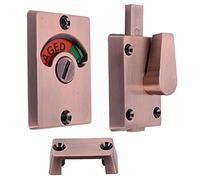Cosiki Vacant Occupied Bathroom Lock, Bathroom Door Lock Partition Door with Handle Privacy Indicator Locker Room for Public Toilet Restroom