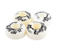 Cosiki Wheels, Longboard Wheels Street Hard 4PCS 52mm X 30mm PU Roller Skate for Street Tricks Cruiser (White)