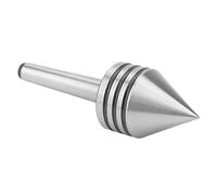 Cosiki Wood Lathe Accessories, Wood Lathe Chuck Precise Woodworking Process Live Tailstock Center 60 Degree Live Center HSS Mini Tools for CNC