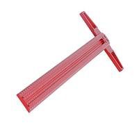 Cosiki Woodworking Aluminum T Shaped Ruler for Precision Scribing for Carpenter and Artist - Red Aluminum 6061 (600mm (T600))