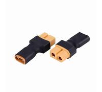 Cosiki XT30 Male To XT60 Female Adapter, XT30 To XT60 Connector Adapter RC Drone Connector 2 Types 5PCS per Set Battery Plug Battery Converter Plug (XT30 male adapter XT60 female)