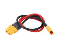 Cosiki XT60 Female to XT30 Male Adapter Cable, High Current Durable Silicone Wire Connector, Super Soft Corrosion Resistant Adapter with Gold Plated Contacts, Ideal for RC Cars, Boats &