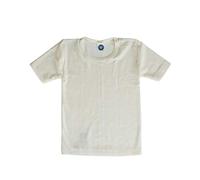Cosilana, Children´s Termal T-Shirt/Undershirt, 70% Organic Wool, 30% Silk (3-4 Years - EU 104, Natural)