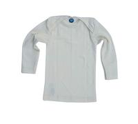 Cosilana, Long-sleeved baby undershirt, 70% wool, 30% silk, natural, 62/68 cm