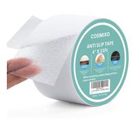 COSIMIXO 4" x 33Ft Clear Anti Slip Tape Waterprooft, Non-Slip Stair Treads Tape Traction, Boats, Stairs, Transparent, Soft, Comfortable for Bare feet