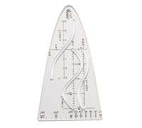 Cosine Ruler Parabola Featuring Anti Fatigue Grip for Extended Use in Calculus Classes and Technical Sketching Advanced Cosine Geometry with Parabolic Stencil for Academic Research & Engineering