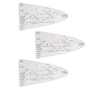 Cosine Ruler Parabola Featuring Anti Fatigue Grip for Extended Use in Calculus Classes and Technical Sketching Advanced Cosine Geometry with Parabolic Stencil for Academic Research & Engineering