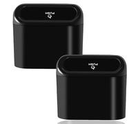 COSJD 2 Packs Car Garbage Trash for Land Rover Defender 110 2020-2025, Mini Leakproof Garbage Can Bin for Car Home Interior Hanging for Storage Organization