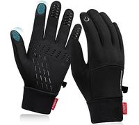 coskefy Winter Gloves, Thermal Touch Screen Running Cycling Gloves Warm Liners for Men Women Walking Riding
