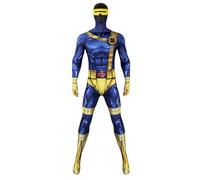 COSLANDERS Mens Scott Summers Costume Outfit Halloween Mens Cyclops Costume (STYLE1, XL)
