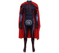 COSLANDERS Mens Wiccan Costume Outfit with Cloak Halloween Agatha Costume Outfit (STYLE1, L)