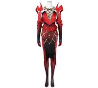 COSLANDERS Womens Scarlet Witch Costume Outfit Halloween EMPORIUM MATRON Costume (STYLE1, S)