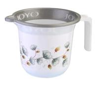 Cosletic Light Weight Plastic Printed Bathing Mug, 1 Liter Capacity, Bathroom and Camping Mug for Bathroom Bath Accessory (PACK OF 1 ASSORTED COLOR)