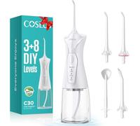 COSLUS C30 Portable Water Dental Flosser Pick Teeth, Upgraded DIY Mode