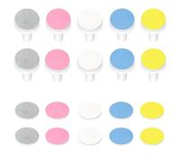 COSLUS Original C50 Baby Electric Nail File Replacement Pads, 10 Grinding Heads + 10 Buffer Pads, Gentle, Safe for Sleep Time Grinding, Baby Nail Trimmer Accessory Set for Newborn, Infant & Toddler