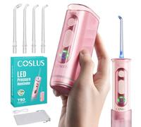 COSLUS T50 Portable Water Dental Flosser for Travel with Screen Display