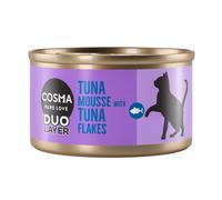 Cosma DUO Layer 6 x 70g - Tuna Mousse with Tuna Flakes