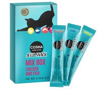 Cosma Jelly Snacks Saver Pack - Mix 1: Chicken, Tuna, Salmon (24 x 14g)