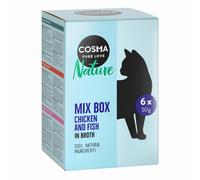 Cosma Nature Pouches Saver Pack 18 x 50g - Mixed Pack (6 Varieties)