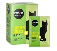 Cosma Original Pouches in Jelly Saver Pack 24 x 100g - Chicken Breast