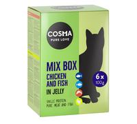Cosma Original Pouches in Jelly Saver Pack 24 x 100g - Mixed Pack (4 Varieties)