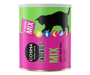 Cosma Snackies Maxi Tube Saver Pack - Mix with 5 Varieties (3 x 150g)