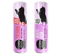 Cosma Snackies XXL Mixed Trial Pack - 1 x Salmon (22g) & 1 x Whitefish (18g)