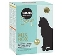 Cosma Soup Mixed Trial Packs - 12 x 40g Mix 1 (4 Varieties)