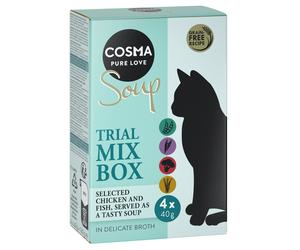 Cosma Soup Mixed Trial Packs - 4 x 40g Mix 2 (4 Varieties)