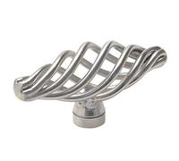 Cosmas 10 Pack 9991SN Satin Nickel Cabinet Hardware Birdcage Knob