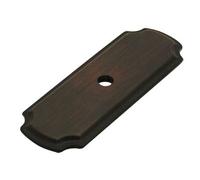 Cosmas B-112ORB Oil Rubbed Bronze Cabinet Hardware Knob Backplate / Back Plate - 10 Pack