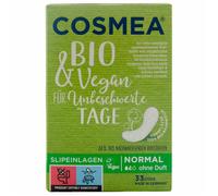 Cosmea Panty Liners NORMAL 1 x 33 Pieces Scent-Free Surface 100% Organic Cotton