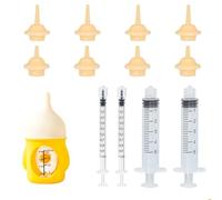 Cosmeria Breeding Bottle Cat Puppy Milk Breeding Bottle for Dogs, Puppies, Kittens Efficient Swallowing Aid Kitten Accessories Tablet Dispenser for Cats Pack of 13