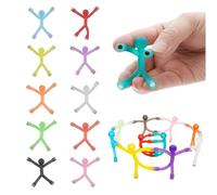 Cosmeria Magnet Toys for Children, Fun Magnetic Fridge Magnets in Colourful Human Shape, Flexible and Safe, Perfect for DIY Projects and Gift Ideas