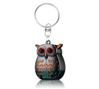 Cosmeria Owl Nail Clipper, Professional Stainless Steel Foldable Mini Nail Scissors with Nail File, 2-in-1 Manicure and Pedicure Tool, Owl Keychain