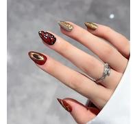 Cosmeria Press On Nails, Long Artificial Glue-On Nails, Ideal For Parties And Weddings, Variety Of Colours And Designs, Comfortable And Stylish