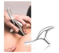 Cosmeria Trigger Point Massager, Stainless Steel Gua Sha Stone with Ergonomic Handle, Deep Tissue Relief for Tension from Neck to Feet