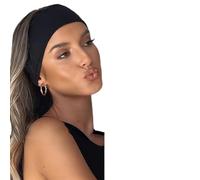 Cosmeria Women's Headband Set with 4 Trendy Styles: Thin, Twist, Wide and Bow, Elastic Headband Made of Polyester and Spandex, Ideal for Sports and Everyday Use
