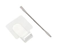 Cosmetic Acrylic Mixing Palette Transparent Mixing Palette Spatula Set Nail Art Painting Mixed Color Palette