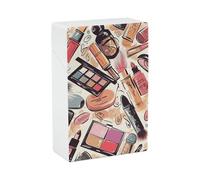 Cosmetic and Makeup Theme Pattern Cigarette Case Cigarette Holder Case Hard Cigarette Case Cigarette Pack Cigarette Box Cigarette Cases King Size Cigarette Case Cig Case for Men