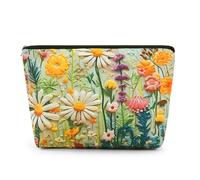 Cosmetic Bag Beauty Makeup Bags Floral Small Portable Pouch Purse Case Toiletry Bag Toiletries Case Multifunctional for Women