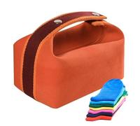 Cosmetic Bag - Carry Bag, Travel Toiletry Bag with Zip, Neatly Stored and Organized, Portable Travel Organiser , Makeup Cosmetic Travel Bags for Toilet Articles, Orange1, see description