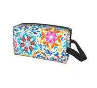 Cosmetic Bag Custom Travel Om Mandala Toiletry Bag Buddhism Aum Yoga Meditation Cosmetic Makeup Organizer Beauty Storage Dopp Kit Box(Color 15)